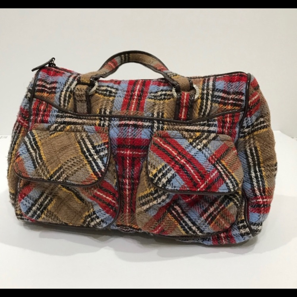 Vera Bradley Plaid Fabric Purse